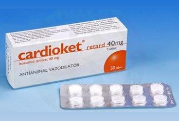 CARDIOKET retard 40 mg 50 tablet kutu görseli