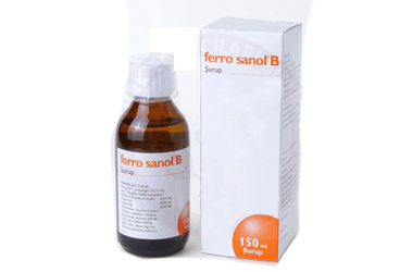FERRO SANOL B 150 ml şurup kutu görseli