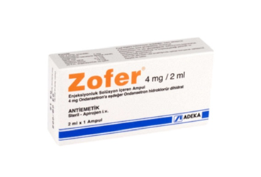ZOFER enjeksiyonluk sol. içeren amp. 4 mg/ 2 ml 1 ampül kutu görseli