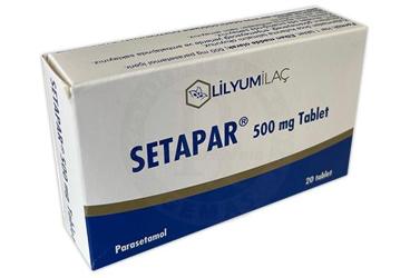 BERKO-SETAMOL 500 mg 20 tablet kutu görseli