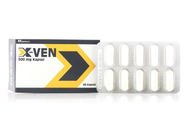 X-VEN 500 mg 60 kapsül kutu görseli