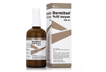 DERMITON %10 losyon 100 ml kutu görseli