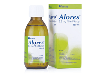 ALORES 2.5 mg/5 ml 150 ml şurup kutu görseli