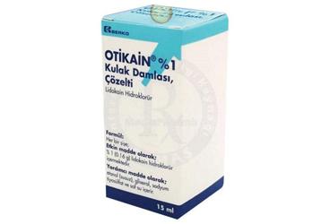 OTIKAIN %1 kulak damlası çözelti (15 ml) kutu görseli