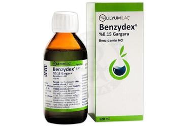 BENZYDEX % 0.15 120 ml gargara kutu görseli