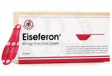 EISEFERON 40 mg/5 ml oral çözelti 10 kaşık { Berko } kutu görseli
