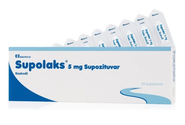 SUPOLAKS 5 mg suppozituar (5 suppozituar) kutu görseli