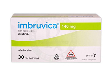 IMBRUVICA 140 mg mg film kaplı tablet (30 adet) kutu görseli