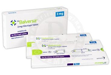 BALVERSA 3 mg film kaplı tablet (84 tablet) kutu görseli