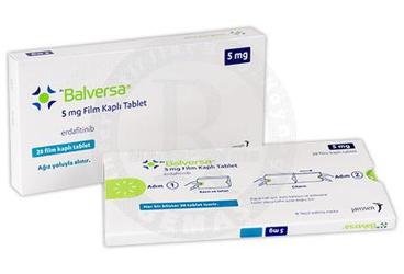 BALVERSA 5 mg film kaplı tablet (28 tablet) kutu görseli