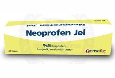 NEOPROFEN %5 jel 40 gr { Dinçtaş İlaç } kutu görseli