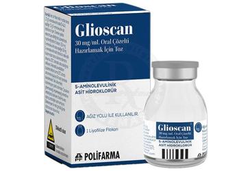 GLIOSCAN 30 mg/ml oral çözelti hazırlamak için toz (1 flakon) kutu görseli