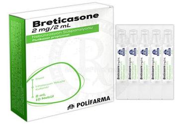 BRETICASONE 2 mg/2 ml nebulizasyon süspansiyonu kutu görseli