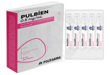 PULBIEN 0.5 mg/ml nebulizasyon süspansiyonu (20 adet) kutu görseli