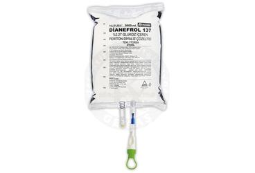 DIANEFROL 137 %2.27 glükoz içeren PERITON diyaliz çözeltisi 5000 ml. tekli torba kutu görseli