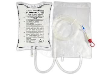DIANEFROL 137 %3.86 glükozlu peritonEAL diyaliz çöz. CIFTLI torba 2500 ml mini kapaklı kutu görseli