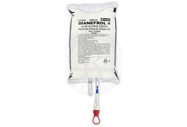 DIANEFROL 4 %3.86 glükoz içeren PERITON diyaliz çözeltisi (6000 ml tekli torba) kutu görseli