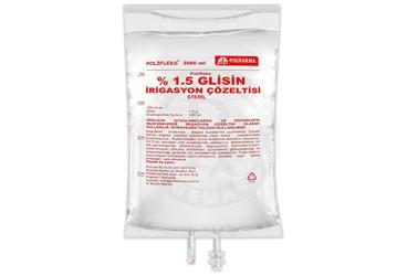 POLIFLEKS %1.5 GLISIN irigasyon çözeltisi 3000 ml (setli) kutu görseli