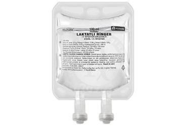POLIFLEKS LAKTATLI RINGER solüsyonu 100 ml (pvc torba) setli kutu görseli