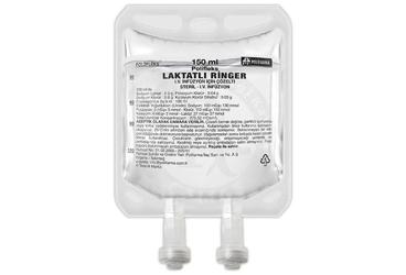 POLIFLEKS LAKTATLI RINGER solüsyonu 150 ml (pvc torba) setli kutu görseli
