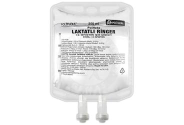 POLIFLEKS LAKTATLI RINGER solüsyonu 250 ml pvc torba setsiz kutu görseli