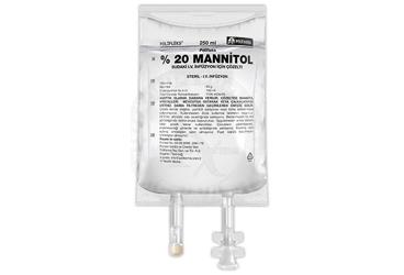POLIFLEKS %20 MANNITOL sudaki solüsyonu 250 ml pvc torba (setli) kutu görseli