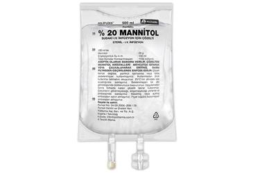 POLIFLEKS %20 MANNITOL sudaki solüsyonu 500 ml PVC setsiz kutu görseli