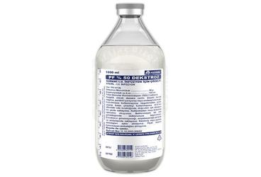 %50 DEKSTROZ sudaki solüsyon 1000ml CAM (setsiz) kutu görseli