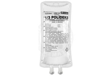 POLIFLEKS 1/3 POLIDEKS IV inf. için çöz. 1000 ml setsiz PVC kutu görseli