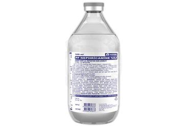 PF NEPHRICAMINE %5.4 aminoasit IV infüzyon için çözelti 500 ml (setsiz) kutu görseli