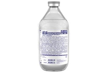 PF PEDIATRIAMINE %6 AMINO ASIT IV infüzyon için çözelti 500 ml (setsiz) kutu görseli