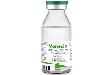 VONECIP 200 mg/100 ml IV infüzyonluk çözelti kutu görseli