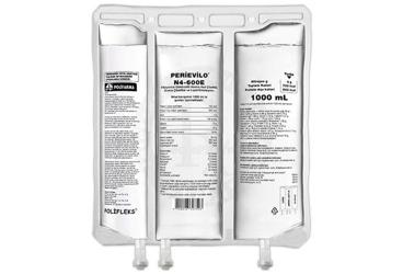 PERIEVILO N4-600E infüzyonluk eloktrolitli amino asit çözeltisi glükoz çözeltisi ve lipidemülsiyonu (1000ML) kutu görseli