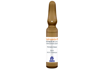 FENIRAMIN-PF 45.5 mg / 2 ml I.M./I.V. enjeksiyonluk çözelti (5 ampül) kutu görseli