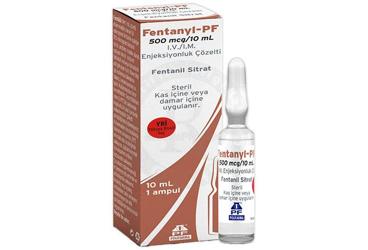 FENTANYL-PF 500 mcg/10 ml I.V./I.M enjeksiyonluk çözelti kutu görseli