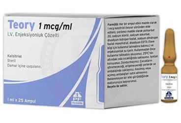 TEORY 1 mcg/ml IV enjeksiyonluk çözelti kutu görseli