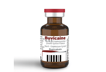 BUVICAINE %0.5 enjeksiyonluk çözelti içeren flakon kutu görseli