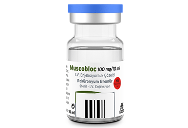 MUSCOBLOC 100 mg/10 ml IV enjeksiyonluk çözelti (10 flakon) kutu görseli