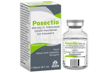 POSECTIO 300 mg I.V infüzyonluk çözelti hazırlamak için konsantre (1 flakon) kutu görseli