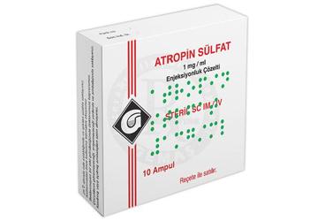 ATROPIN GALEN 1 mg 10 ampül kutu görseli