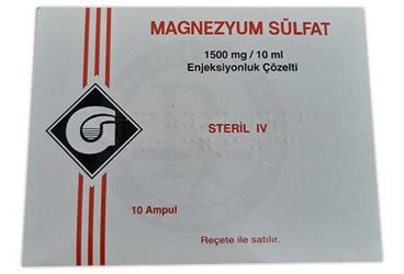 MAGNEZYUM SULFAT %15 10 ml kutu görseli