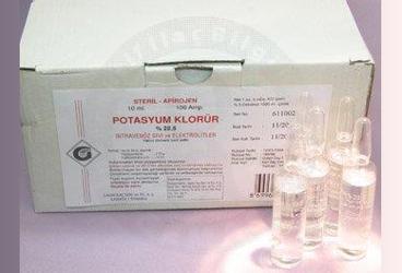 POTASYUM CHL % 22.5 10 ml 100 ampül kutu görseli