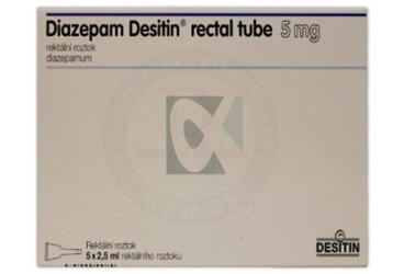 DIAZEPAM DESITIN 5 mg 5 rektal tüp kutu görseli