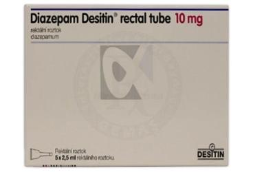 DIAZEPAM DESITIN REC 10 mg 5 rektal tüp kutu görseli