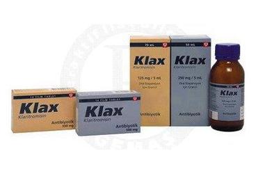 KLAX 250 mg 14 tablet kutu görseli