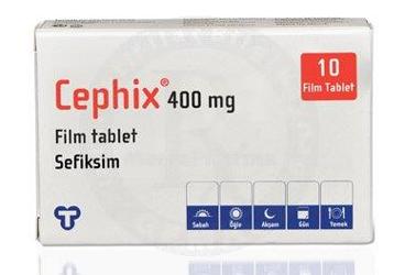 CEPHIX 400 mg 10 film tablet kutu görseli