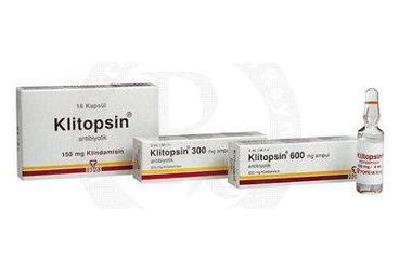 KLITOPSIN 150 mg 16 kapsül kutu görseli