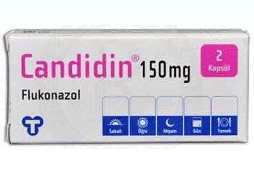 CANDIDIN 150 mg 2 kapsül kutu görseli