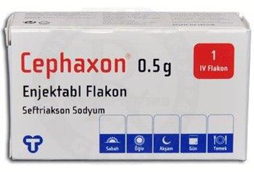 CEPHAXON IV 500 mg 1 flakon kutu görseli