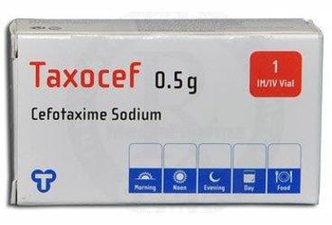 TAXOCEF- IM/IV 500 mg 1 flakon kutu görseli